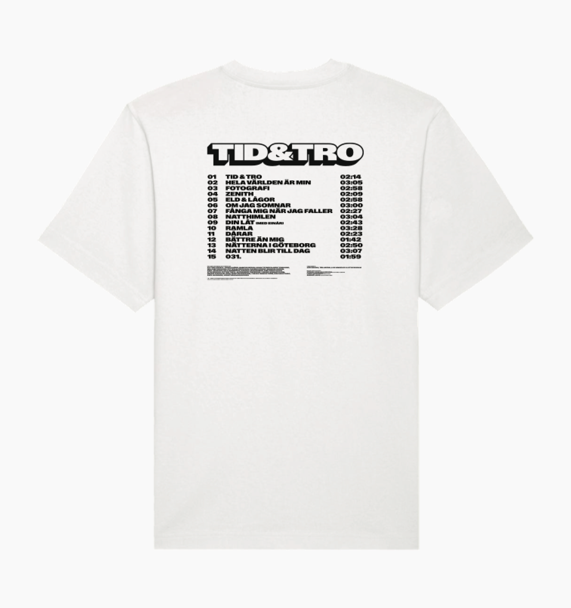 TRACKLIST TEE